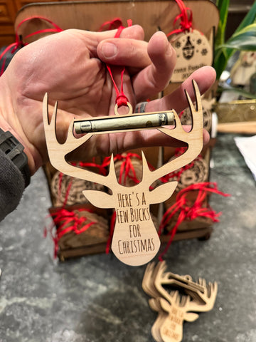 Bucks Money Holder ornament.