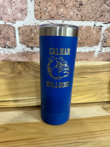 Calhan Bulldogs Skinny Tumbler